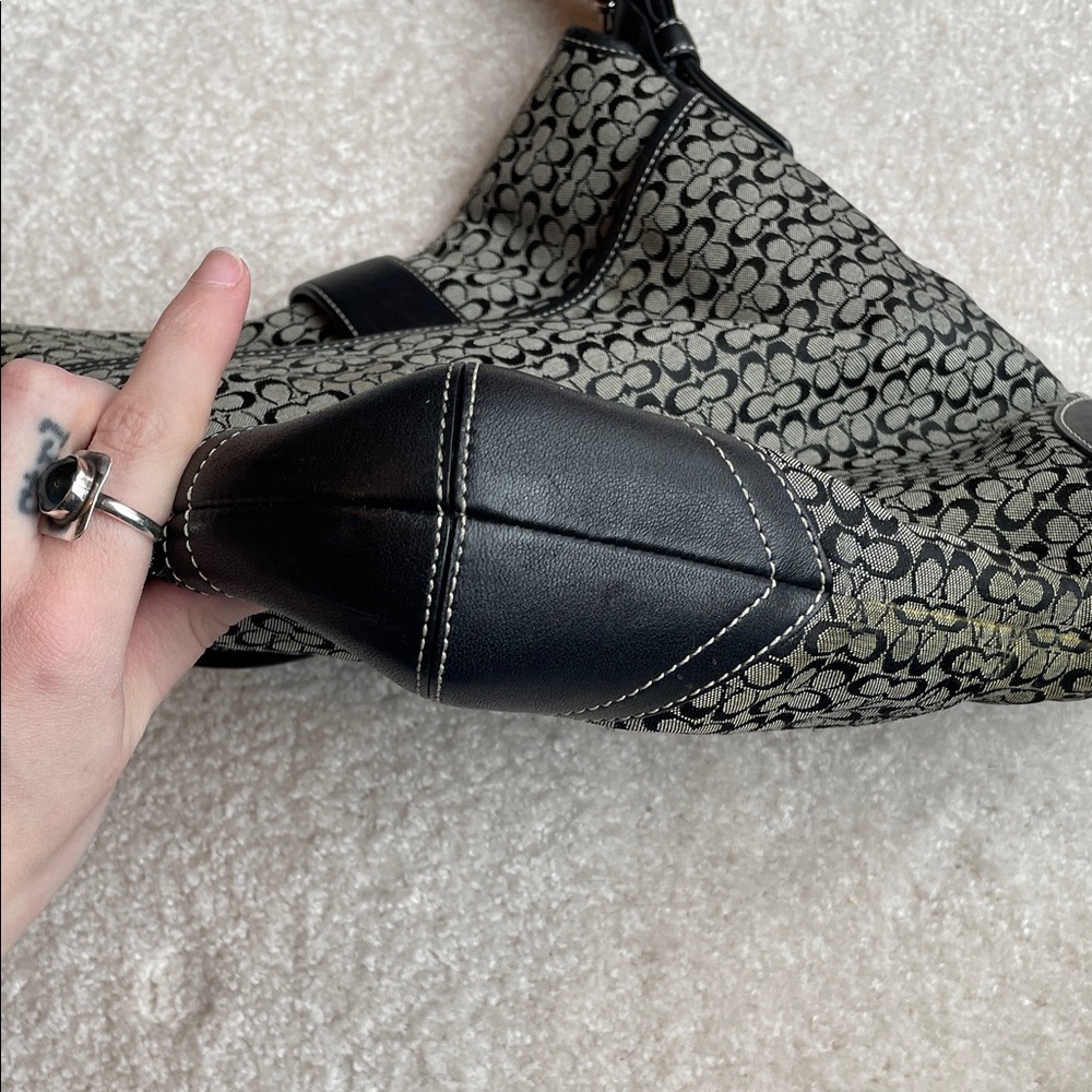 Coach Monogram Shoulder Bag - Picture 8 of 12